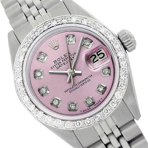 rolex op pink dial|Rolex lady datejust pink.